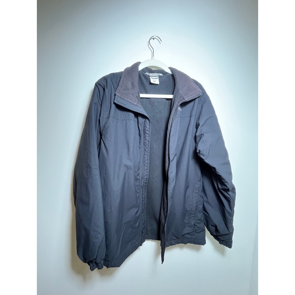 Columbia Sportswear Mens Fleece Lined Full Zip Jacket Black Outdoor
